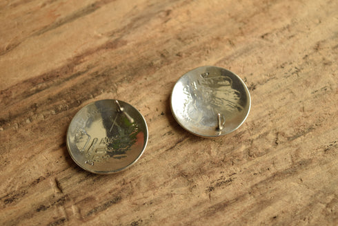 Large Hopi Disc Earrings